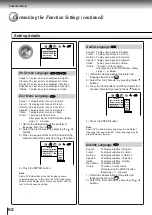 Preview for 62 page of Toshiba SD-330ESB Owner'S Manual