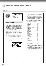 Preview for 64 page of Toshiba SD-330ESB Owner'S Manual