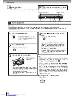 Предварительный просмотр 24 страницы Toshiba SD-340ESB Owner'S Manual