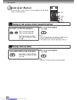 Preview for 27 page of Toshiba SD-350ESB Owner'S Manual