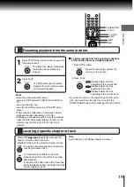 Preview for 19 page of Toshiba SD-370EKB Owner'S Manual