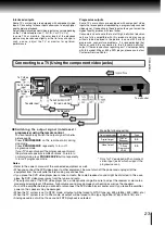 Preview for 23 page of Toshiba SD-370EKB Owner'S Manual