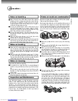 Предварительный просмотр 7 страницы Toshiba SD-370EKE Owner'S Manual