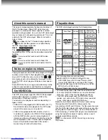 Предварительный просмотр 9 страницы Toshiba SD-370EKE Owner'S Manual