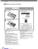 Предварительный просмотр 16 страницы Toshiba SD-370EKE Owner'S Manual