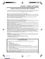 Предварительный просмотр 3 страницы Toshiba SD-37VBSB User Manual