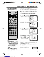 Предварительный просмотр 17 страницы Toshiba SD-37VBSB User Manual