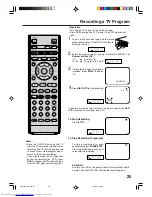 Предварительный просмотр 25 страницы Toshiba SD-37VBSB User Manual