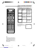 Предварительный просмотр 31 страницы Toshiba SD-37VBSB User Manual