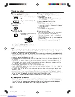 Предварительный просмотр 34 страницы Toshiba SD-37VBSB User Manual