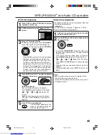 Предварительный просмотр 45 страницы Toshiba SD-37VBSB User Manual