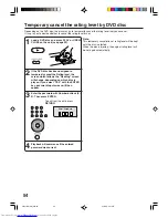 Предварительный просмотр 54 страницы Toshiba SD-37VBSB User Manual