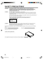 Preview for 2 page of Toshiba SD-37VESE Owner'S Manual