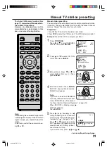 Preview for 21 page of Toshiba SD-37VESE Owner'S Manual