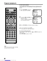 Предварительный просмотр 25 страницы Toshiba SD-37VSR User Manual