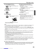 Предварительный просмотр 38 страницы Toshiba SD-37VSR User Manual