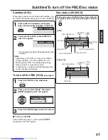 Предварительный просмотр 46 страницы Toshiba SD-37VSR User Manual