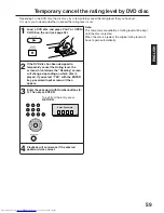 Предварительный просмотр 58 страницы Toshiba SD-37VSR User Manual