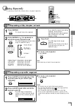 Preview for 33 page of Toshiba SD-3800 Owner'S Manual