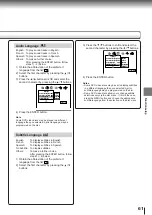 Preview for 57 page of Toshiba SD-3800 Owner'S Manual