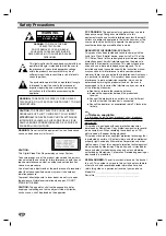 Preview for 2 page of Toshiba SD-3805 Owner'S Manual