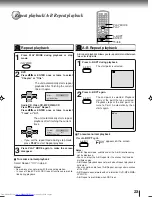 Предварительный просмотр 23 страницы Toshiba SD-3860SC Owner'S Manual