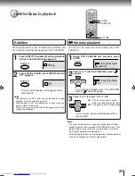 Предварительный просмотр 27 страницы Toshiba SD-3860SC Owner'S Manual