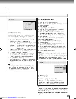 Предварительный просмотр 37 страницы Toshiba SD-3860SC Owner'S Manual