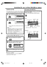 Preview for 47 page of Toshiba SD-38VEKE Owner'S Manual