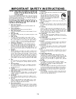 Предварительный просмотр 3 страницы Toshiba SD-3900 Owner'S Manual