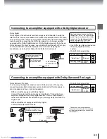 Preview for 20 page of Toshiba SD-3960 Owner'S Manual