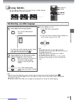 Preview for 39 page of Toshiba SD-3960 Owner'S Manual