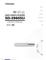 Toshiba SD-3960SU Owner'S Manual предпросмотр