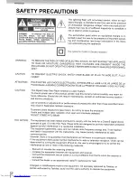 Preview for 2 page of Toshiba SD-3960SU Owner'S Manual