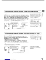 Preview for 20 page of Toshiba SD-3960SU Owner'S Manual