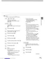 Preview for 42 page of Toshiba SD-3960SU Owner'S Manual