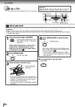 Предварительный просмотр 20 страницы Toshiba SD-400V Owner'S Manual