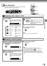 Предварительный просмотр 27 страницы Toshiba SD-400V Owner'S Manual