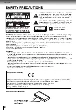 Preview for 2 page of Toshiba SD-4010 Owner'S Manual