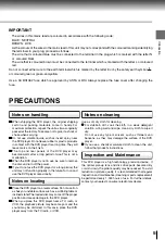 Preview for 5 page of Toshiba SD-4010 Owner'S Manual