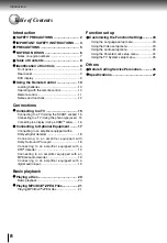 Preview for 8 page of Toshiba SD-4010 Owner'S Manual