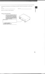 Preview for 3 page of Toshiba SD-4109 Owner'S Manual