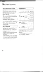 Preview for 10 page of Toshiba SD-4109 Owner'S Manual