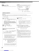 Preview for 20 page of Toshiba SD-4109X Owner'S Manual