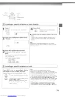 Preview for 25 page of Toshiba SD-4109X Owner'S Manual