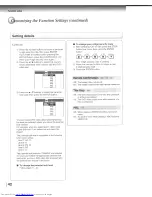 Preview for 42 page of Toshiba SD-4109X Owner'S Manual