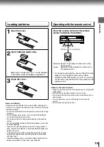 Preview for 15 page of Toshiba SD-4205 Owner'S Manual