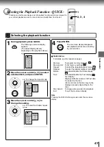 Preview for 43 page of Toshiba SD-4205 Owner'S Manual