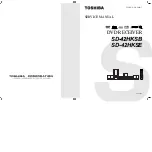 Preview for 1 page of Toshiba SD-42HKSB Service Manual