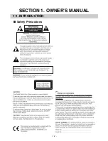 Предварительный просмотр 3 страницы Toshiba SD-42HKSB Service Manual